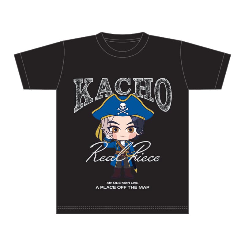 『地図に無い場所』イラストTシャツ【かちょー】
