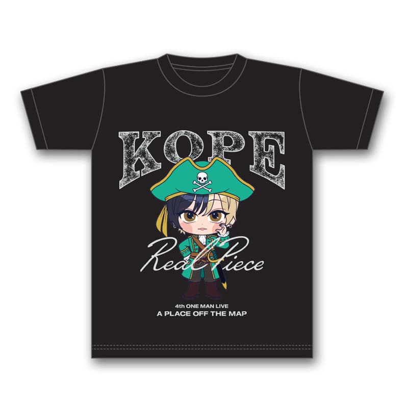 『地図に無い場所』イラストTシャツ【こぺ】